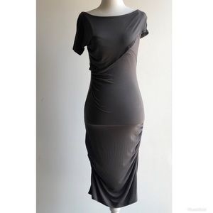 linQ gray dress